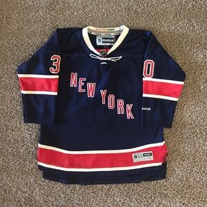 Reebok Lundqvist New York Rangers Jersey
